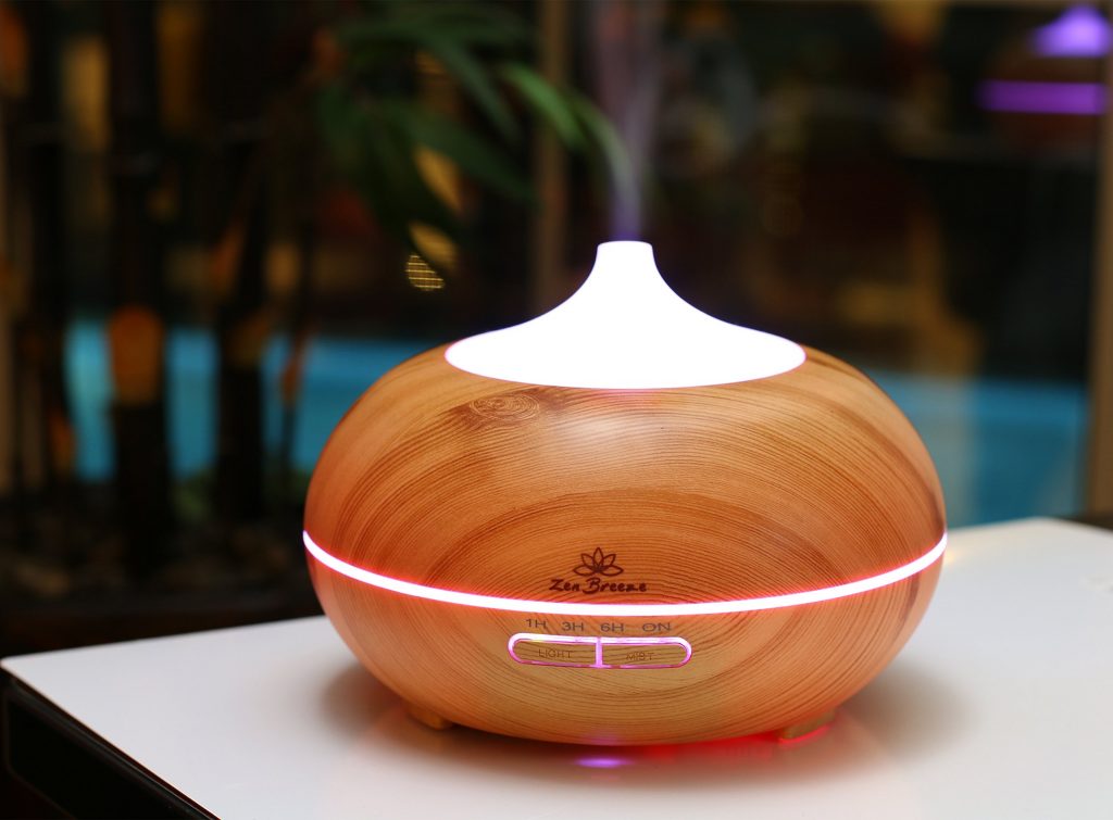 Zen Breeze Humidifier Ultrasonic Cool Mist Aromatherapy